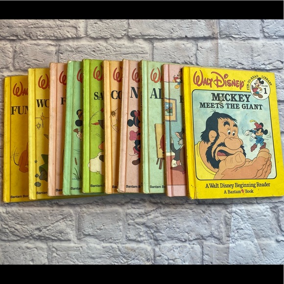 1983-1990 vintage hard cover childrens disney book